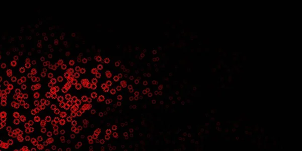 Темно Оранжевая Векторная Компоновка Кружочками Современная Абстрактная Иллюстрация Красочными Фигурами — стоковый вектор
