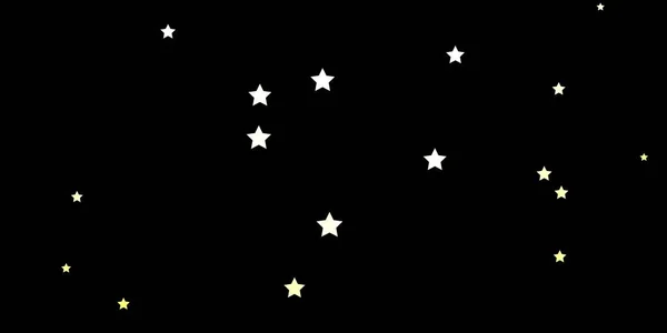 Темно Желтая Векторная Текстура Красивыми Звездами Красочная Иллюстрация Абстрактными Градиентными — стоковый вектор