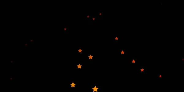 Dunkelrote Vektortextur Mit Schönen Sternen — Stockvektor