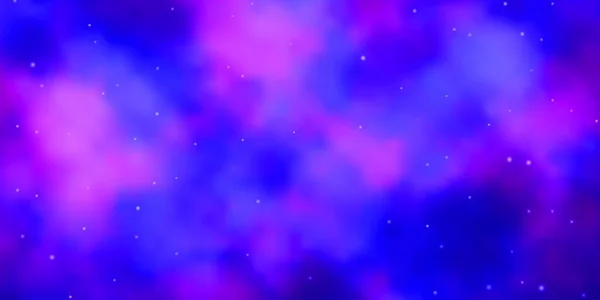Luz Textura Vectorial Púrpura Con Hermosas Estrellas — Vector de stock