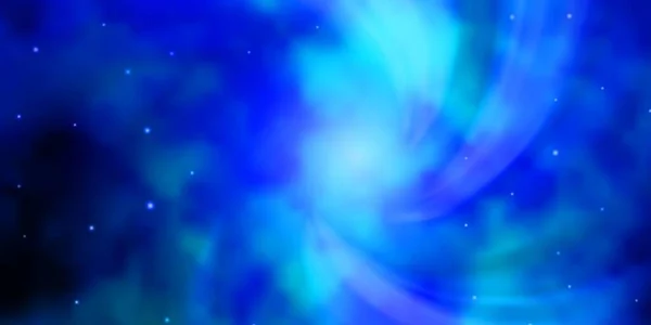 Φωτεινή Μπλε Διανυσματική Διάταξη Φωτεινά Αστέρια — Διανυσματικό Αρχείο