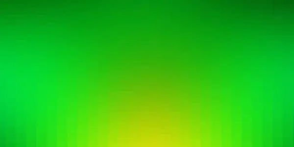Verde Claro Layout Vetorial Amarelo Com Linhas Retângulos Ilustração Gradiente — Vetor de Stock