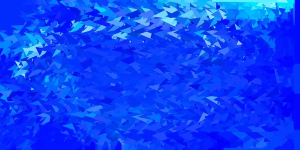 Disposition Polygonale Géométrique Vectorielle Bleu Clair Illustration Abstraite Élégante Avec — Image vectorielle