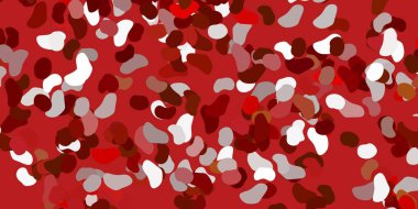 Rastgele şekilli hafif turuncu vektör arkaplanı. Basit gradyan şekilli renkli bir çizim. Web siteniz için basit illüstrasyon.