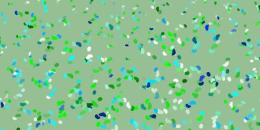 Soyut şekilli ışık çok renkli vektör deseni. Basit gradyan şekilli renkli bir çizim. Web siteniz için basit illüstrasyon.