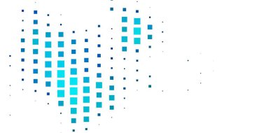 Çokgen biçiminde koyu Mavili vektör arkaplanı.