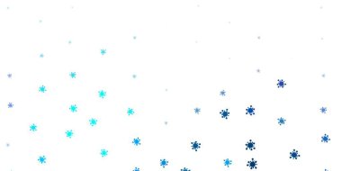 Koronavirüs elementli açık mavi vektör deseni. Basit ve soyut bir şekilde renkli hastalık sembolleri. Karantina olayları için en iyi tasarım.