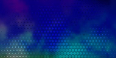 Küresel ışık çokrenkli vektör deseni.