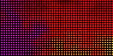 Açık Pembe, daireli sarı vektör şablonu. Renkli damlaları olan soyut parlak bir illüstrasyon. Posterler, afişler için tasarım.