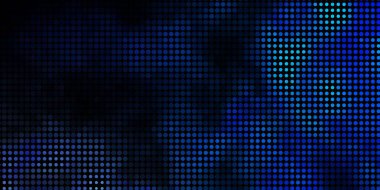 Daireli koyu mavi vektör düzeni. Parlak renkli ve soyut küreler içeren bir resim. Marka kitabınız için yeni şablon.