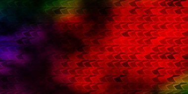 Çokgen biçiminde koyu renkli vektör arkaplanı. Soyut arkaplanda renkli gradyan olan dikdörtgenler. İş tanıtımınız için tasarım.