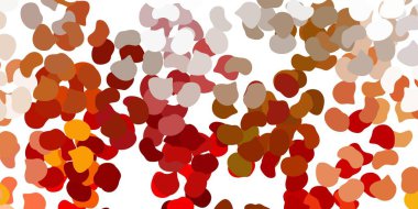 Açık yeşil, Memphis şekilli kırmızı vektör dokusu. Gradyan rastgele formlarla modern soyut illüstrasyon. Web siteniz için basit illüstrasyon.