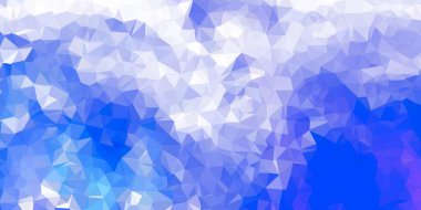 Koyu pembe, mavi vektör gradyan çokgen tasarımı. Kırık camlar ve üçgenler. Uygulamalar için tasarımınız.