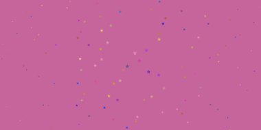 Parlak yıldızlı Koyu Çokrenkli vektör düzeni.