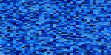 Açık mavi vektör deseni kare biçiminde. Soyut arkaplanda renkli gradyan olan dikdörtgenler. Web siteleri, iniş sayfaları için desen.