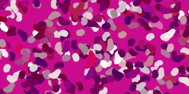 Soyut biçimlere sahip açık mor vektör şablonu. Gradyan rastgele formlarla modern soyut illüstrasyon. Cep telefonları için arka plan.