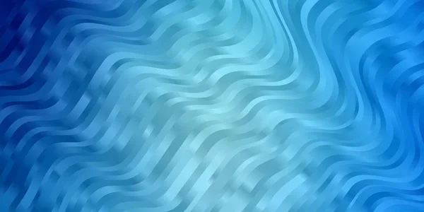 Modèle Vectoriel Bleu Clair Avec Des Lignes Douces Illustration Colorée — Image vectorielle