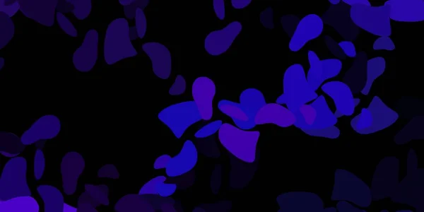 Modèle Vectoriel Violet Foncé Avec Des Formes Abstraites Design Simple — Image vectorielle