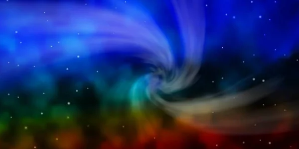 Σκούρο Πολύχρωμο Διανυσματικό Μοτίβο Αφηρημένα Αστέρια Πολύχρωμη Απεικόνιση Αφηρημένη Κλίση — Διανυσματικό Αρχείο