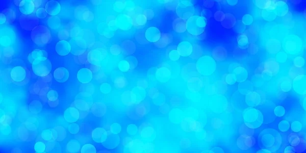 Plantilla Vectorial Light Blue Con Círculos Diseño Decorativo Abstracto Estilo — Vector de stock