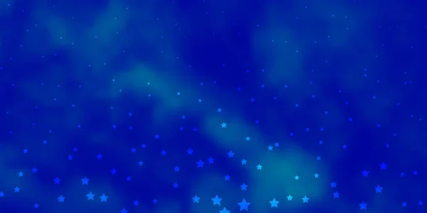 Fondo Vector Azul Oscuro Con Estrellas Colores — Vector de stock