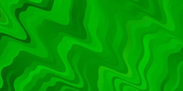 Vert Clair Fond Vectoriel Jaune Avec Lignes Courbées — Image vectorielle
