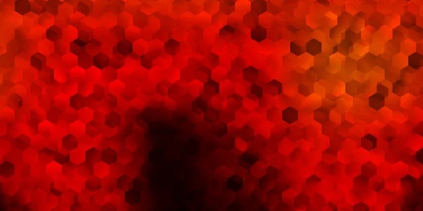 Tapa Vectorial Color Rojo Oscuro Amarillo Con Hexágonos Simples Ilustración — Archivo Imágenes Vectoriales