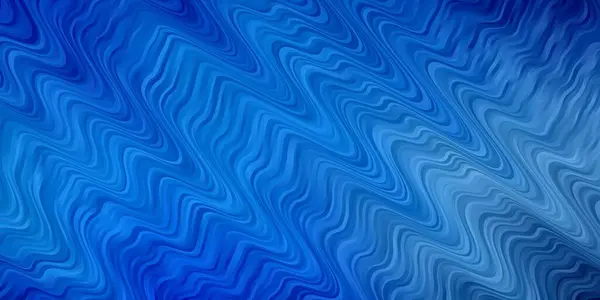 Fond Vectoriel Bleu Clair Avec Des Courbes — Image vectorielle