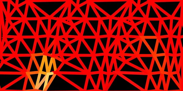 Светло Красный Желтый Вектор Многоугольник Умная Иллюстрация Фасетном Стиле Абстрактными — стоковый вектор
