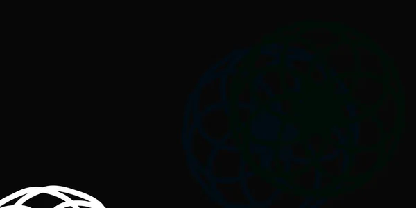 Светло Зеленый Векторный Фон Пузырями Абстрактный Декоративный Дизайн Градиентном Стиле — стоковый вектор