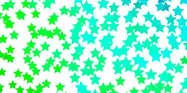 Синий Зеленый Вектор Искушают Неоновыми Звездами — стоковый вектор