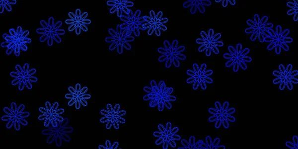 Темно Синяя Векторная Текстура Мемфисами Простой Дизайн Абстрактном Стиле Градиентными — стоковый вектор