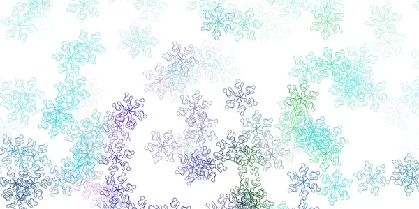 Texture Gribouillis Vectoriel Bleu Clair Avec Des Fleurs Design Moderne — Image vectorielle