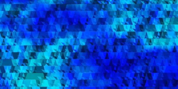 Luz Azul Vector Fondo Con Líneas Triángulos Ilustración Con Triángulos — Vector de stock