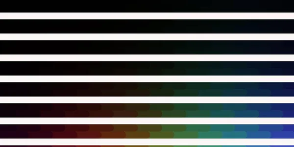 Темный Многоцветный Векторный Фон Линиями Повторяющиеся Линии Абстрактном Фоне Градиентом — стоковый вектор