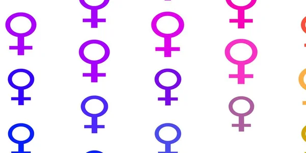 Világoszöld Vektor Sablon Üzletasszony Jelekkel Színes Illusztráció Gradiens Feminista Formákkal — Stock Vector