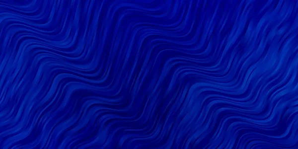 Fond Vectoriel Bleu Clair Avec Lignes Courbes — Image vectorielle