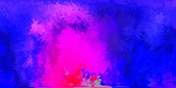 Dunkelrosa Blaue Vektor Poly Dreieck Textur Elegante Abstrakte Illustration Mit — Stockvektor