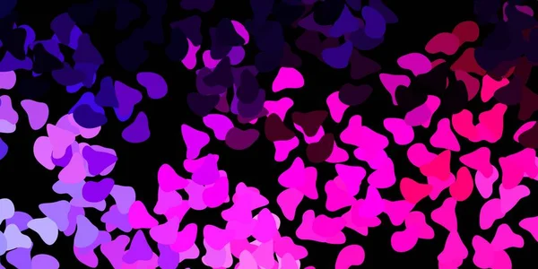 Color Púrpura Oscuro Fondo Vectorial Rosa Con Formas Caóticas Formas — Archivo Imágenes Vectoriales