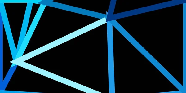 Hellblaues Vektorpoly Dreieck Layout Neue Farbenfrohe Illustration Mit Formen Von — Stockvektor