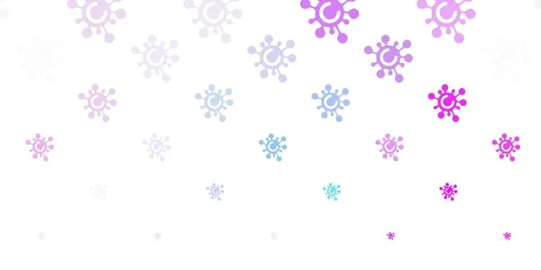 Светло Розовый Синий Векторный Отскок Вирусными Сифилисами Абстрактная Иллюстрация Биологическими — стоковый вектор