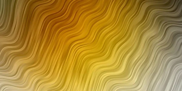 Eğrili Koyu Sarı Vektör Düzeni Rengarenk Çizgileri Şekilleri Olan Parlak — Stok Vektör
