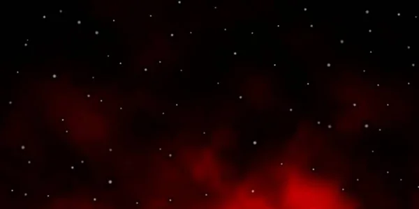 Темно Красный Векторный Шаблон Неоновыми Звёздами Декоративная Иллюстрация Звездами Абстрактном — стоковый вектор