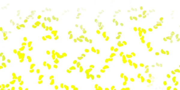 Světle Zelené Žluté Vektorové Pozadí Náhodnými Tvary Moderní Abstraktní Ilustrace — Stockový vektor