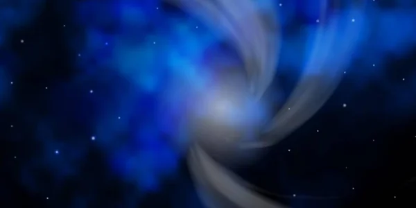 Темно Синий Векторный Узор Звездами Красочная Иллюстрация Абстрактном Стиле Градиентными — стоковый вектор
