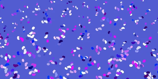 Textura Vectorial Rosa Claro Azul Com Formas Memphis Ilustração Abstrata —  Vetores de Stock