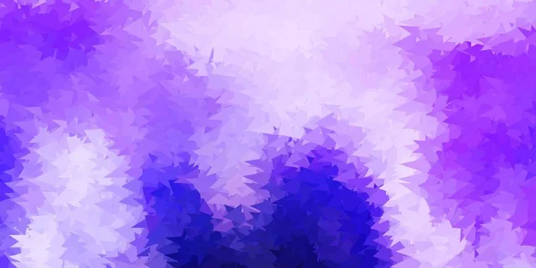 Fond Mosaïque Triangle Vectoriel Violet Clair Illustration Colorée Décorative Avec — Image vectorielle