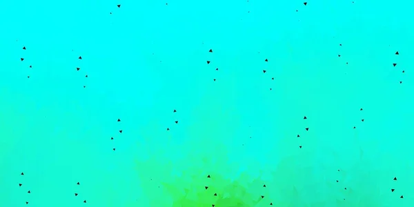 Hellgrüne Vektordreieck Mosaik Hintergrund Abstrakte Illustration Mit Eleganten Verlaufsdreiecken Intelligente — Stockvektor