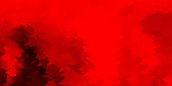 Koyu Kırmızı Sarı Vektör Soyut Üçgen Şablonu Zarif Eğimli Üçgenli — Stok Vektör