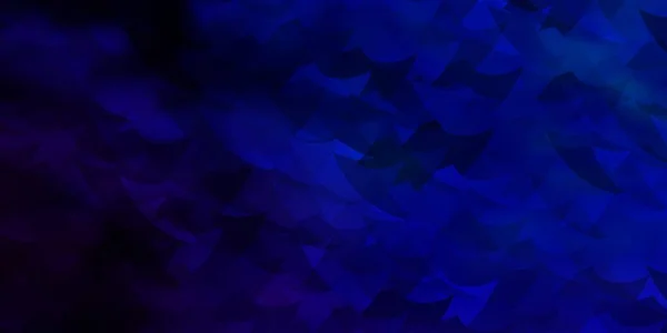 Dunkelrosa Blaues Vektorlayout Mit Rechtecken Dreiecken Illustration Mit Einer Reihe — Stockvektor
